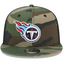 Tennessee Titans New Era Youth Main Trucker 9FIFTY Snapback Hat Camo - NFL