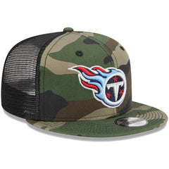 Tennessee Titans New Era Youth Main Trucker 9FIFTY Snapback Hat Camo - NFL