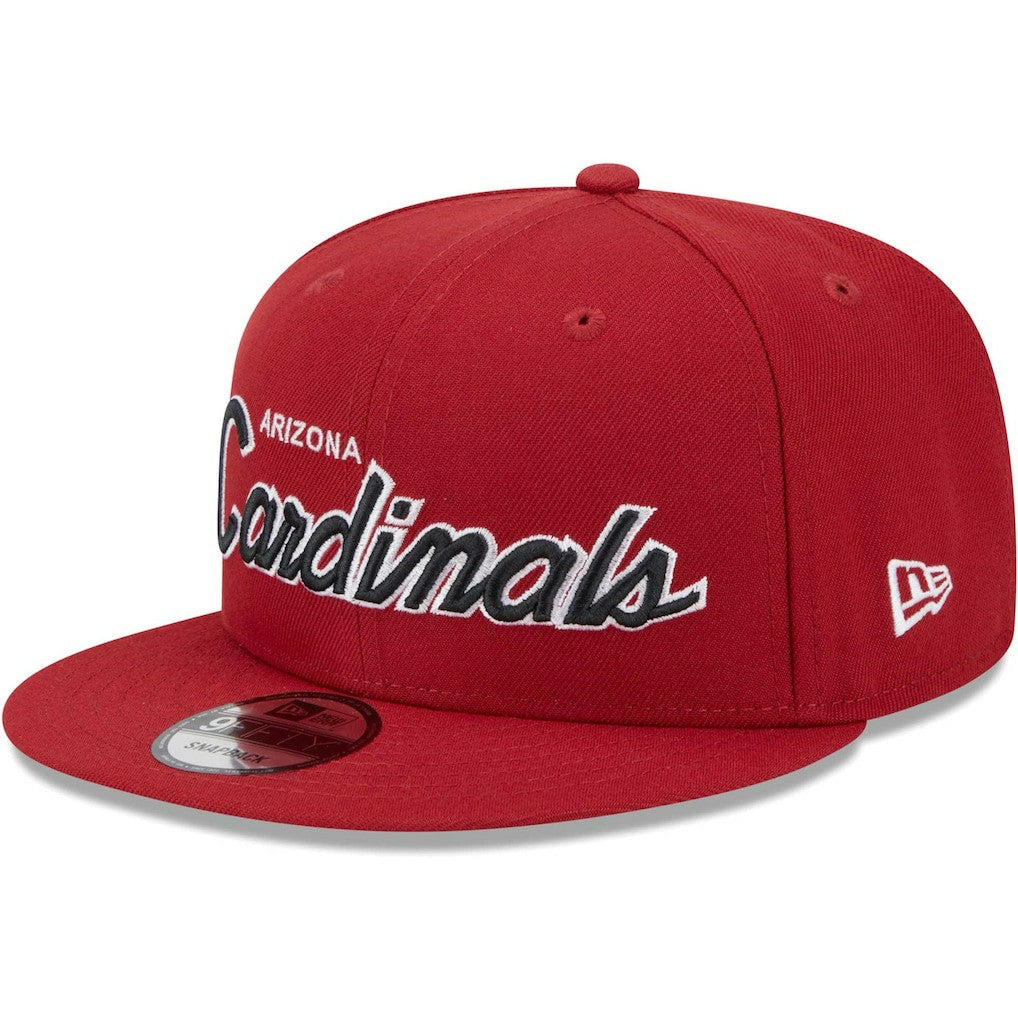 Arizona Cardinals New Era Main Script 9FIFTY Snapback Hat Cardinal - NFL