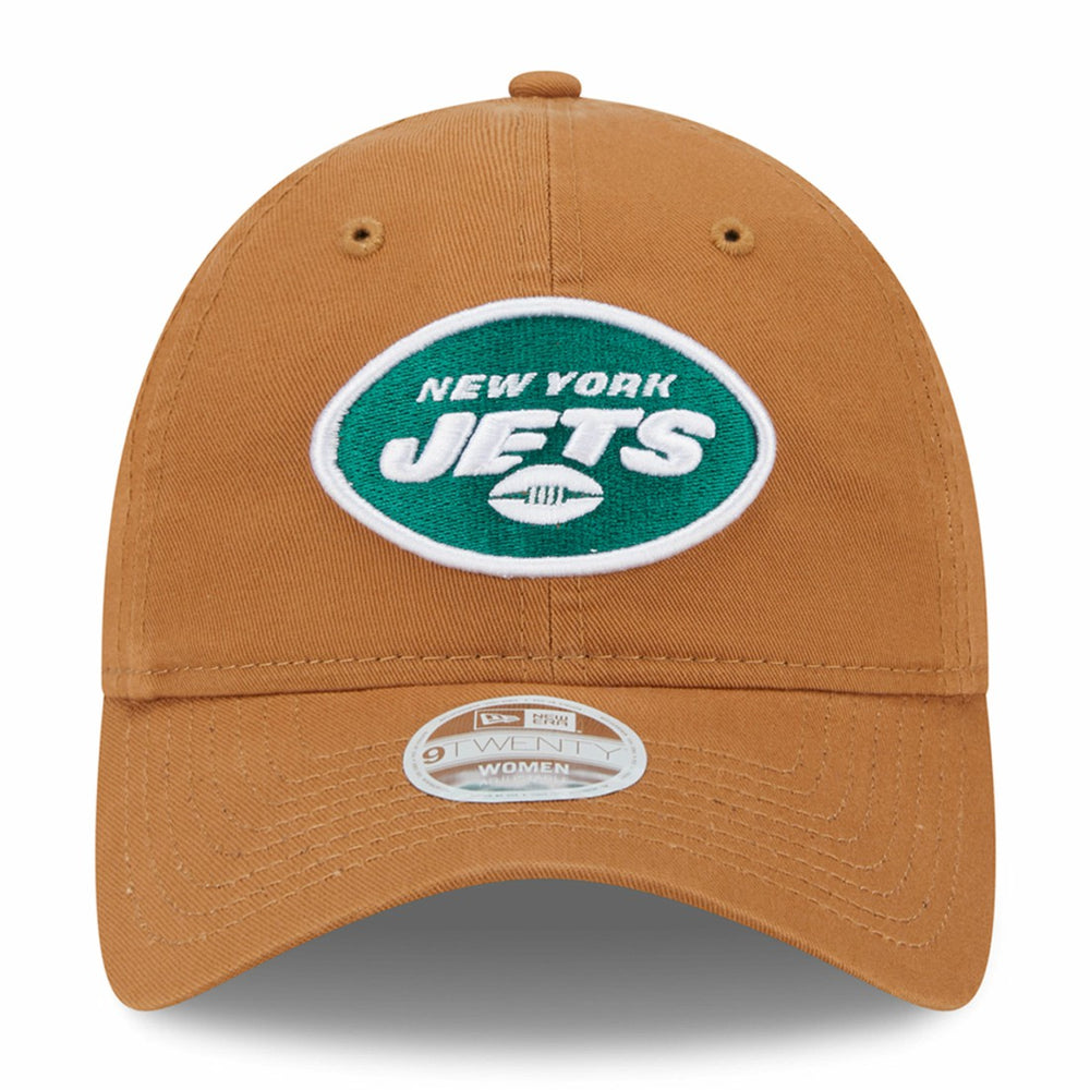 New York Jets New Era Women's Main Core Classic 2.0 9TWENTY Adjustable Hat Brown - NFL