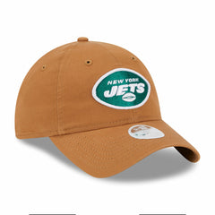 New York Jets New Era Women's Main Core Classic 2.0 9TWENTY Adjustable Hat Brown - NFL