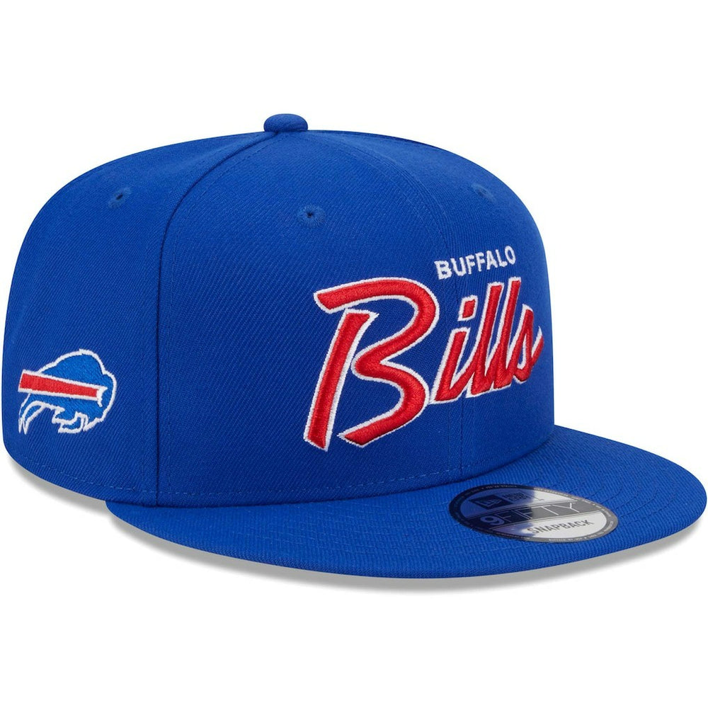 Buffalo Bills New Era Main Script 9FIFTY Snapback Hat Royal - NFL