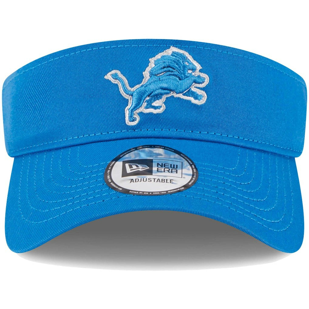 Detroit Lions New Era Main Adjustable Visor Blue - NFL