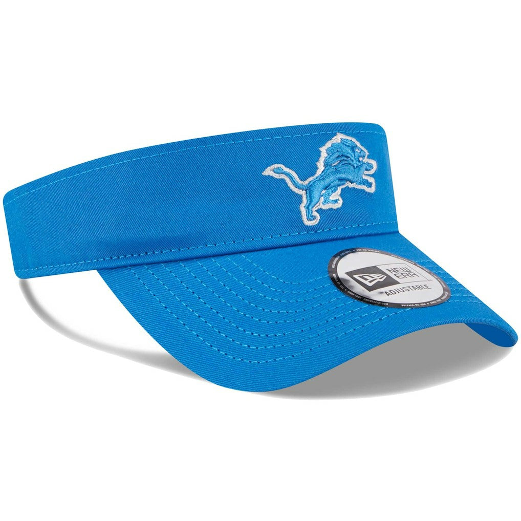 Detroit Lions New Era Main Adjustable Visor Blue - NFL