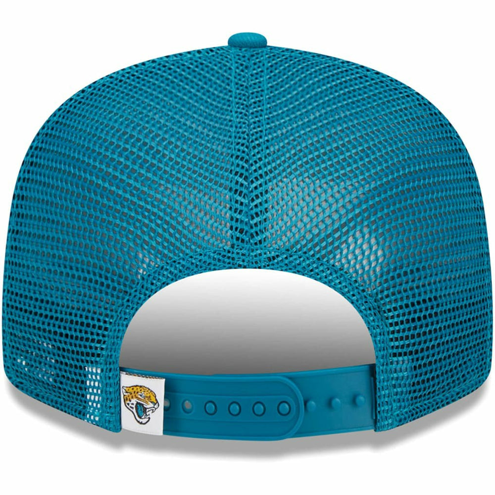 Jacksonville Jaguars New Era Youth Main Trucker 9FIFTY Snapback Hat Teal - NFL