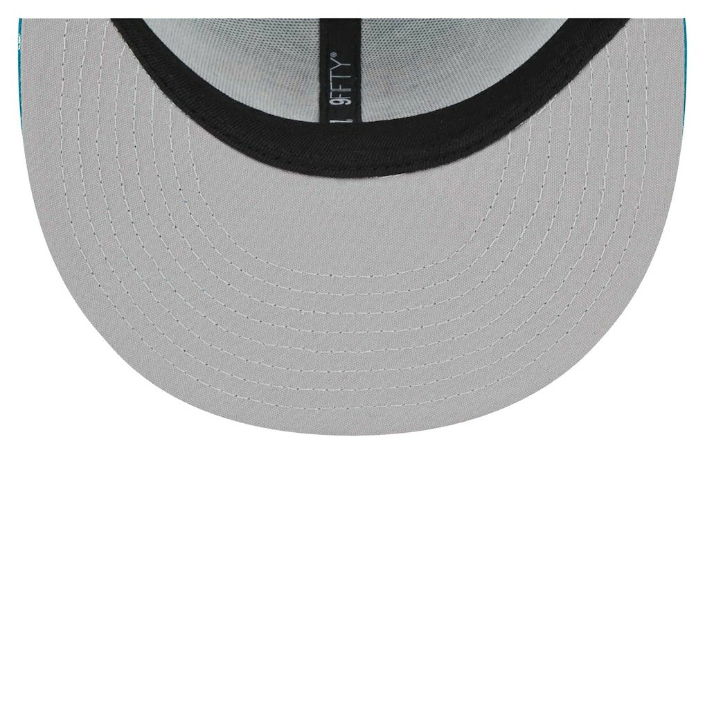 Jacksonville Jaguars New Era Youth Main Trucker 9FIFTY Snapback Hat Teal - NFL