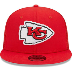 Kansas City Chiefs New Era Youth Main Trucker 9FIFTY Snapback Hat Red - NFL