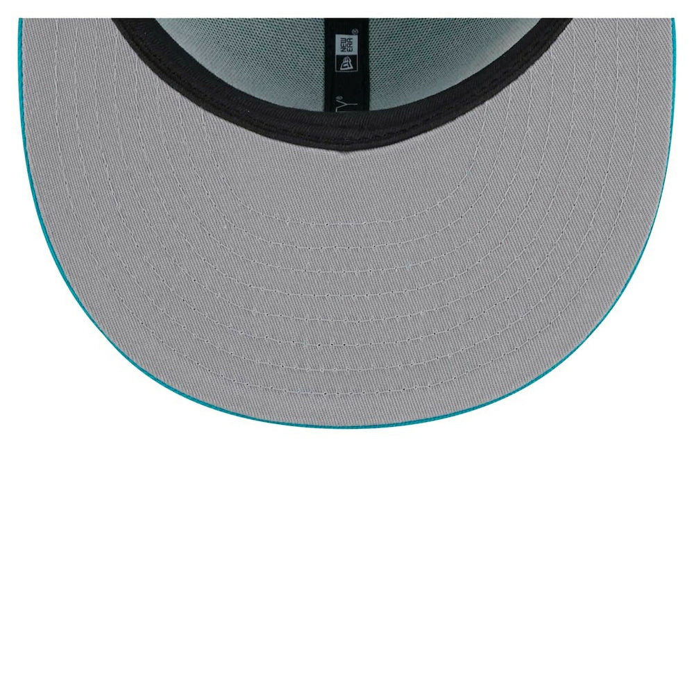 Miami Dolphins New Era Main Script 9FIFTY Snapback Hat Aqua - NFL
