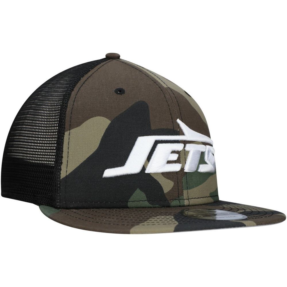 New York Jets New Era Main Trucker 9FIFTY Snapback Hat Camo - NFL