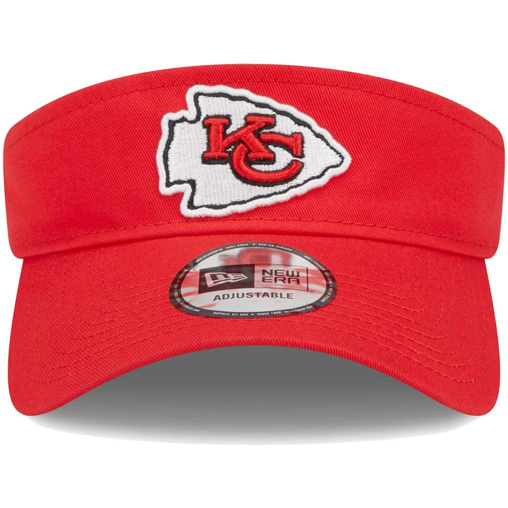 Kansas City Chiefs New Era Main Adjustable Visor Red - NFL