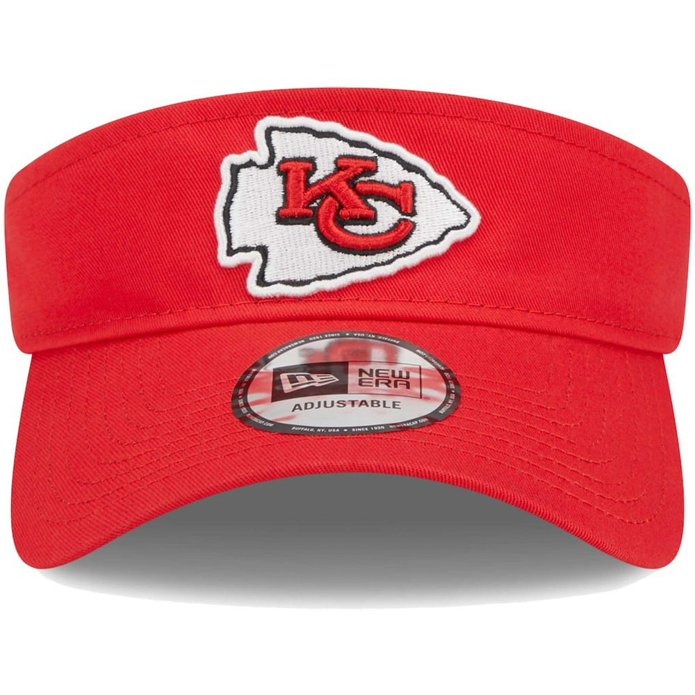Kansas City Chiefs New Era Main Adjustable Visor Red - NFL