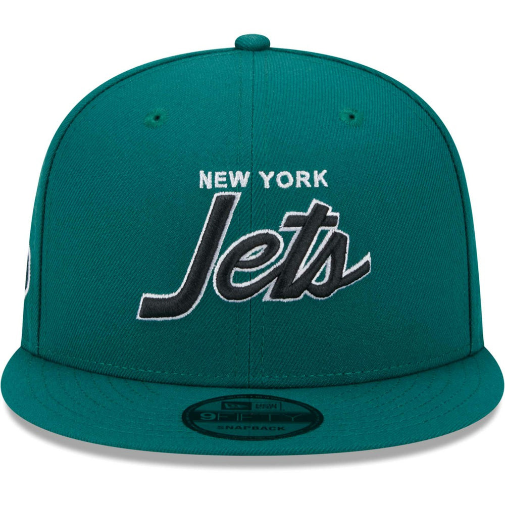 New York Jets New Era Main Script 9FIFTY Snapback Hat Green - NFL