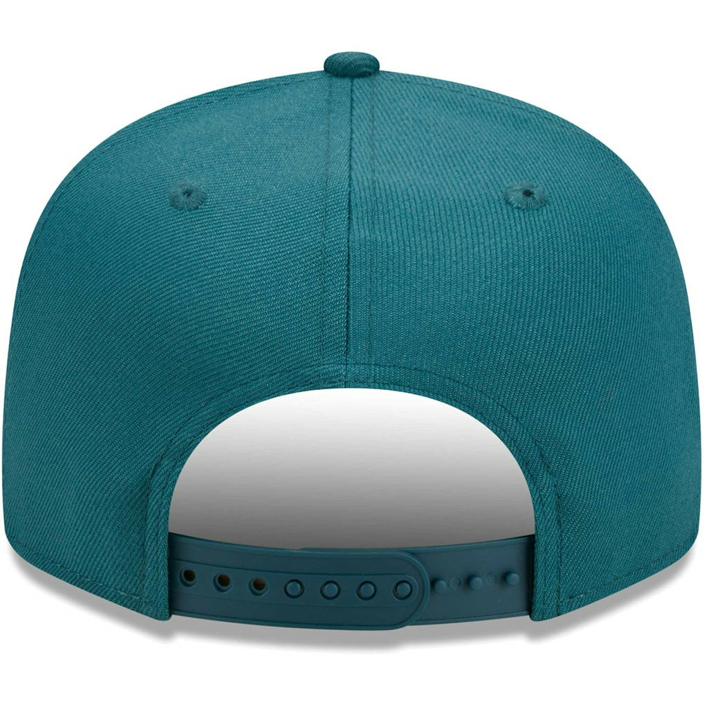 Philadelphia Eagles New Era Main Script 9FIFTY Snapback Hat Midnight Green - NFL