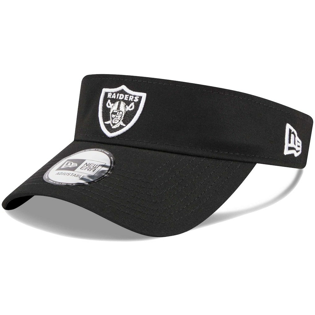Las Vegas Raiders New Era Main Adjustable Visor Black - NFL