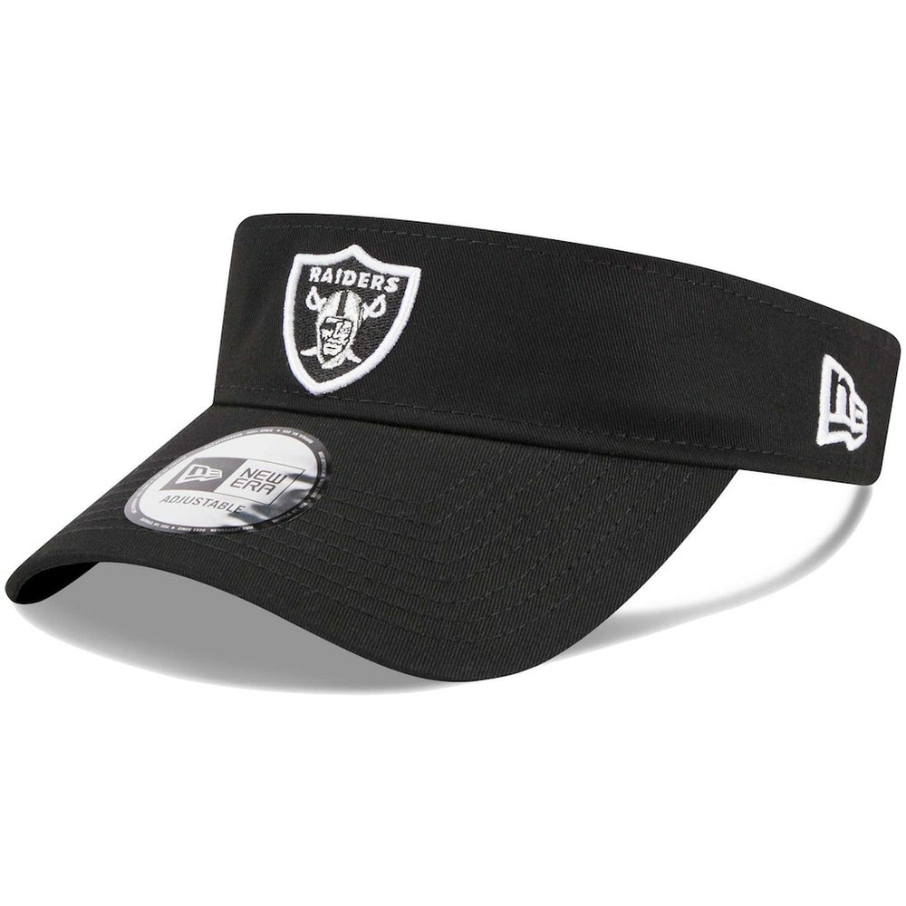 Las Vegas Raiders New Era Main Adjustable Visor Black - NFL