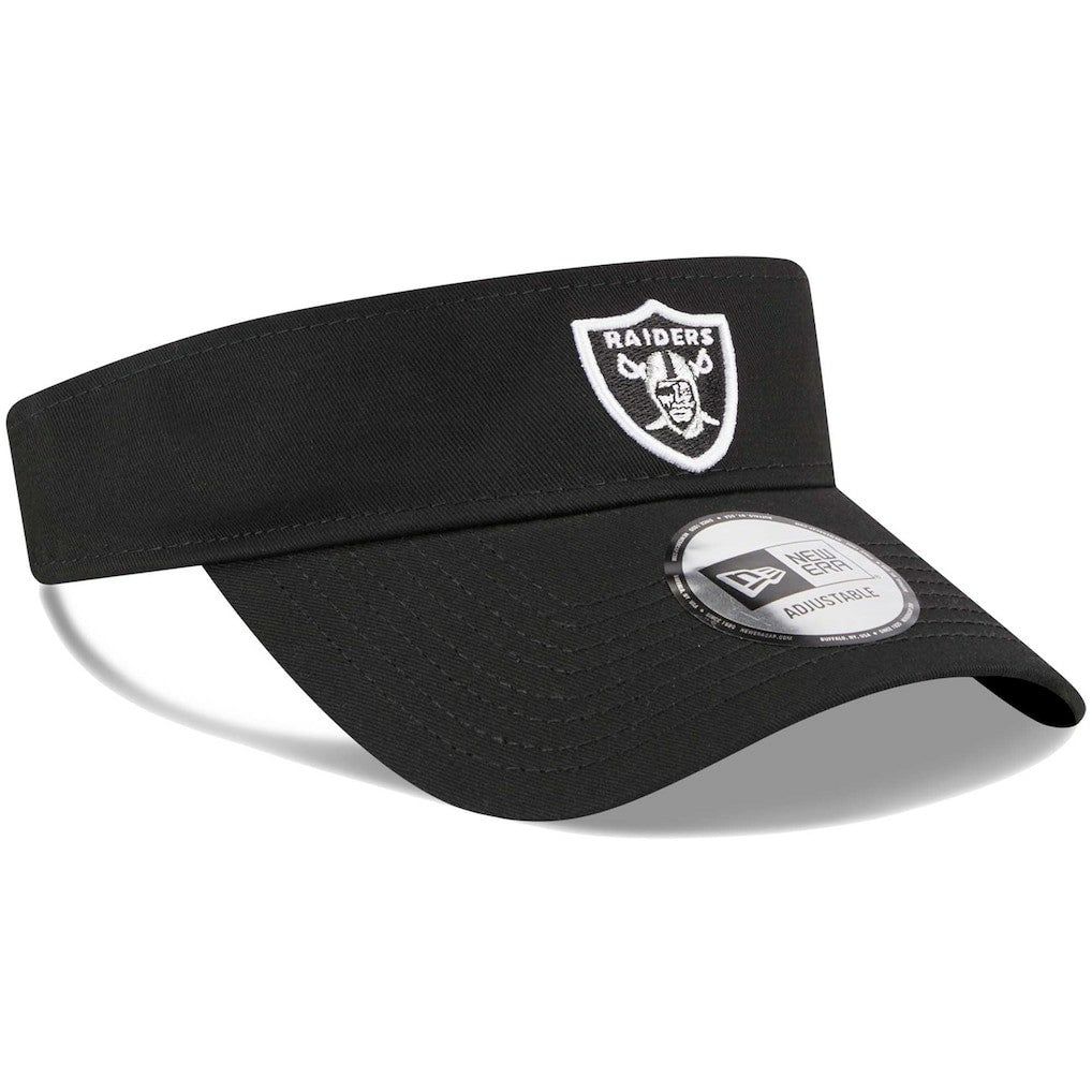 Las Vegas Raiders New Era Main Adjustable Visor Black - NFL