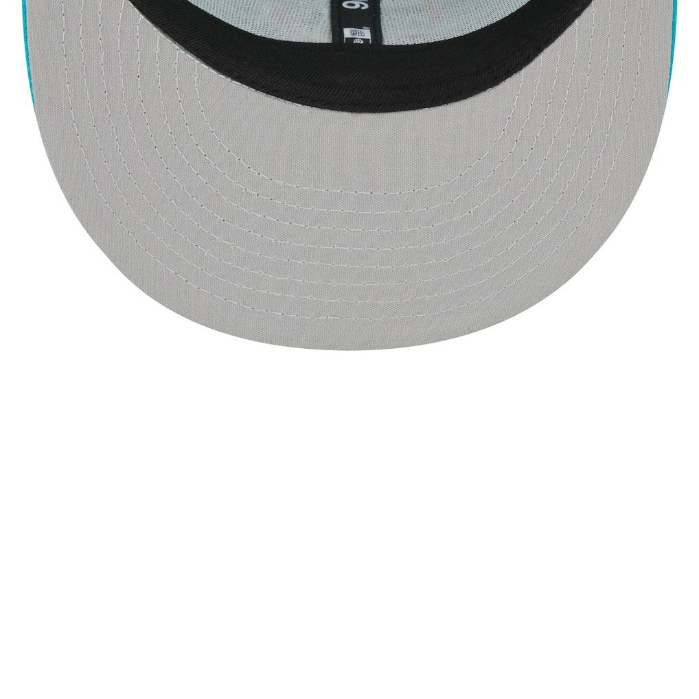Miami Dolphins New Era Youth Main Trucker 9FIFTY Snapback Hat Aqua - NFL