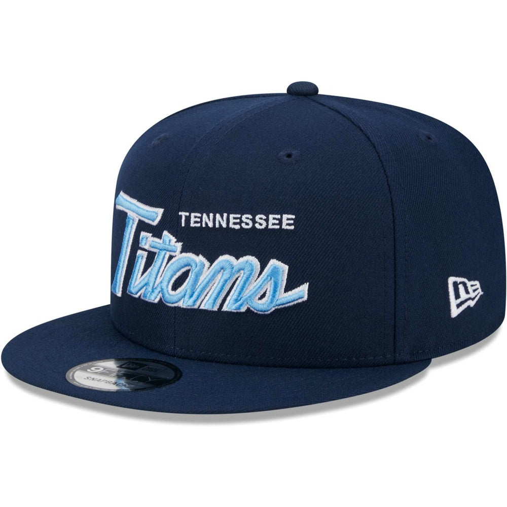 Tennessee Titans New Era Main Script 9FIFTY Snapback Hat Navy - NFL