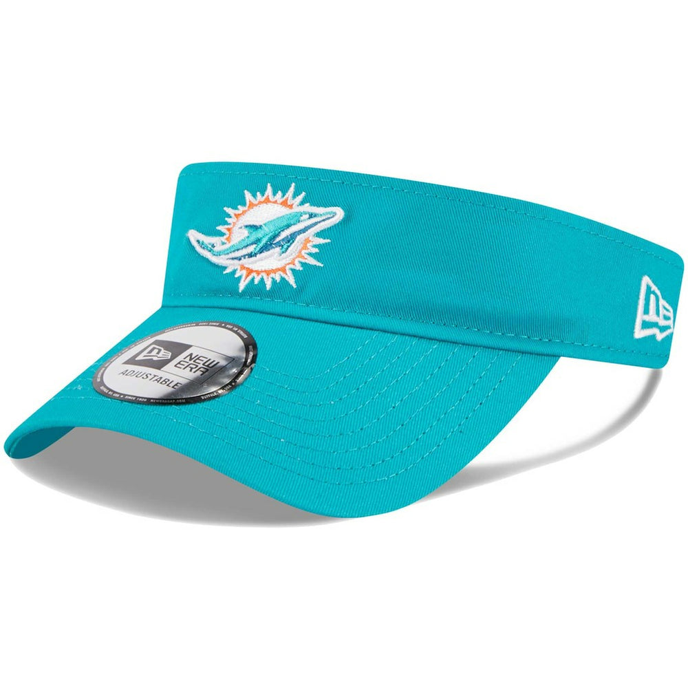 Miami Dolphins New Era Main Adjustable Visor Aqua - NFL