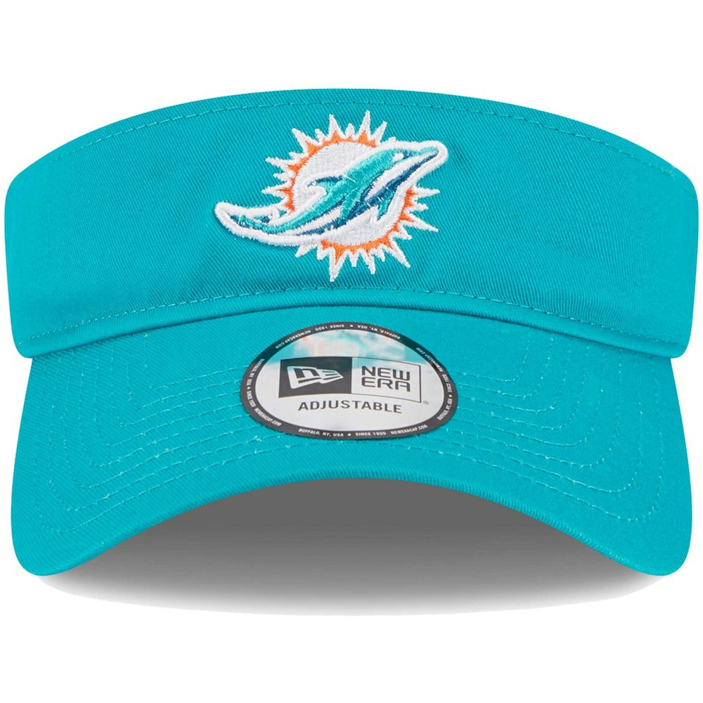 Miami Dolphins New Era Main Adjustable Visor Aqua - NFL
