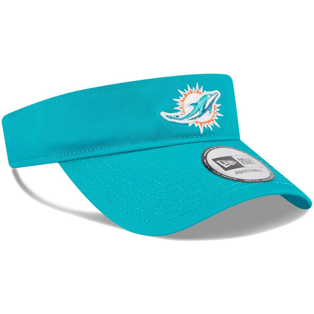 Miami Dolphins New Era Main Adjustable Visor Aqua - NFL