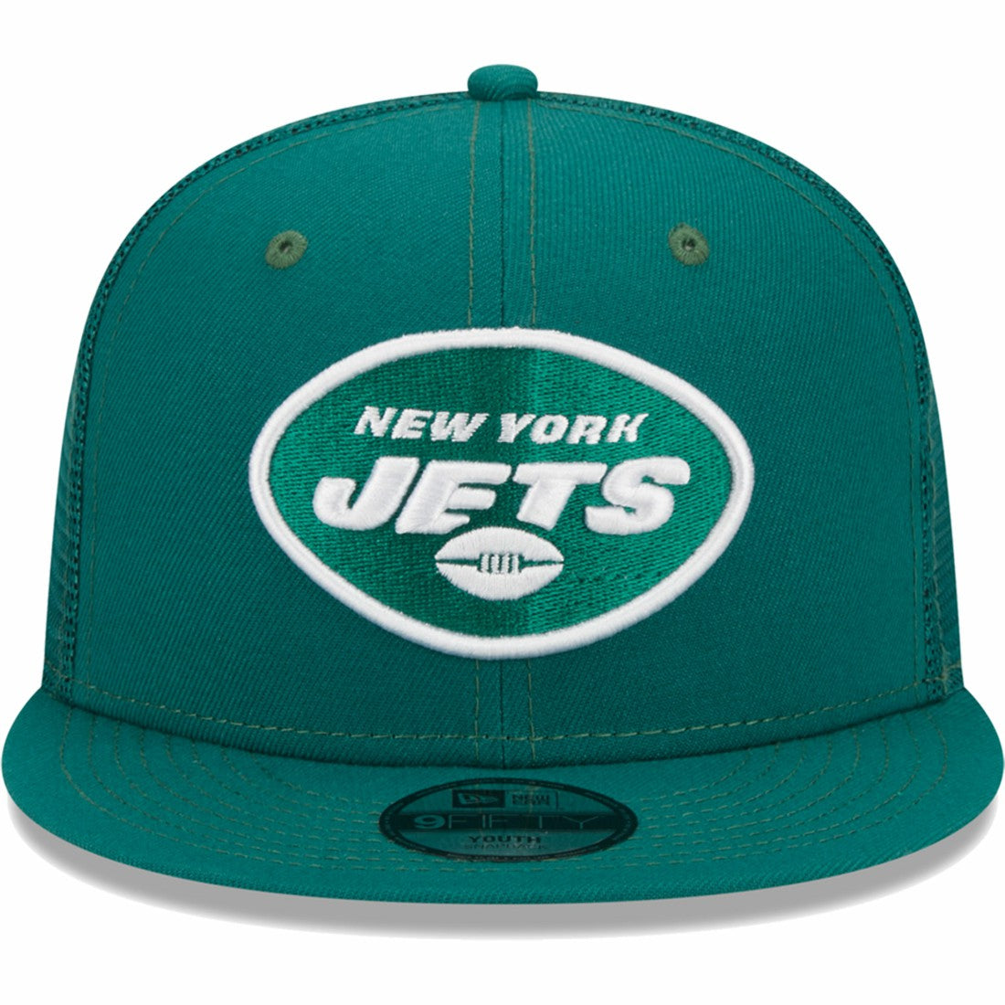 New York Jets New Era Youth Main Trucker 9FIFTY Snapback Hat Green - NFL