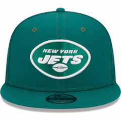 New York Jets New Era Youth Main Trucker 9FIFTY Snapback Hat Green - NFL