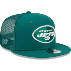 New York Jets New Era Youth Main Trucker 9FIFTY Snapback Hat Green - NFL