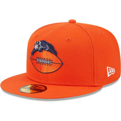 Chicago Bears New Era Throwback Main 59FIFTY Fitted Hat Orange - NFL