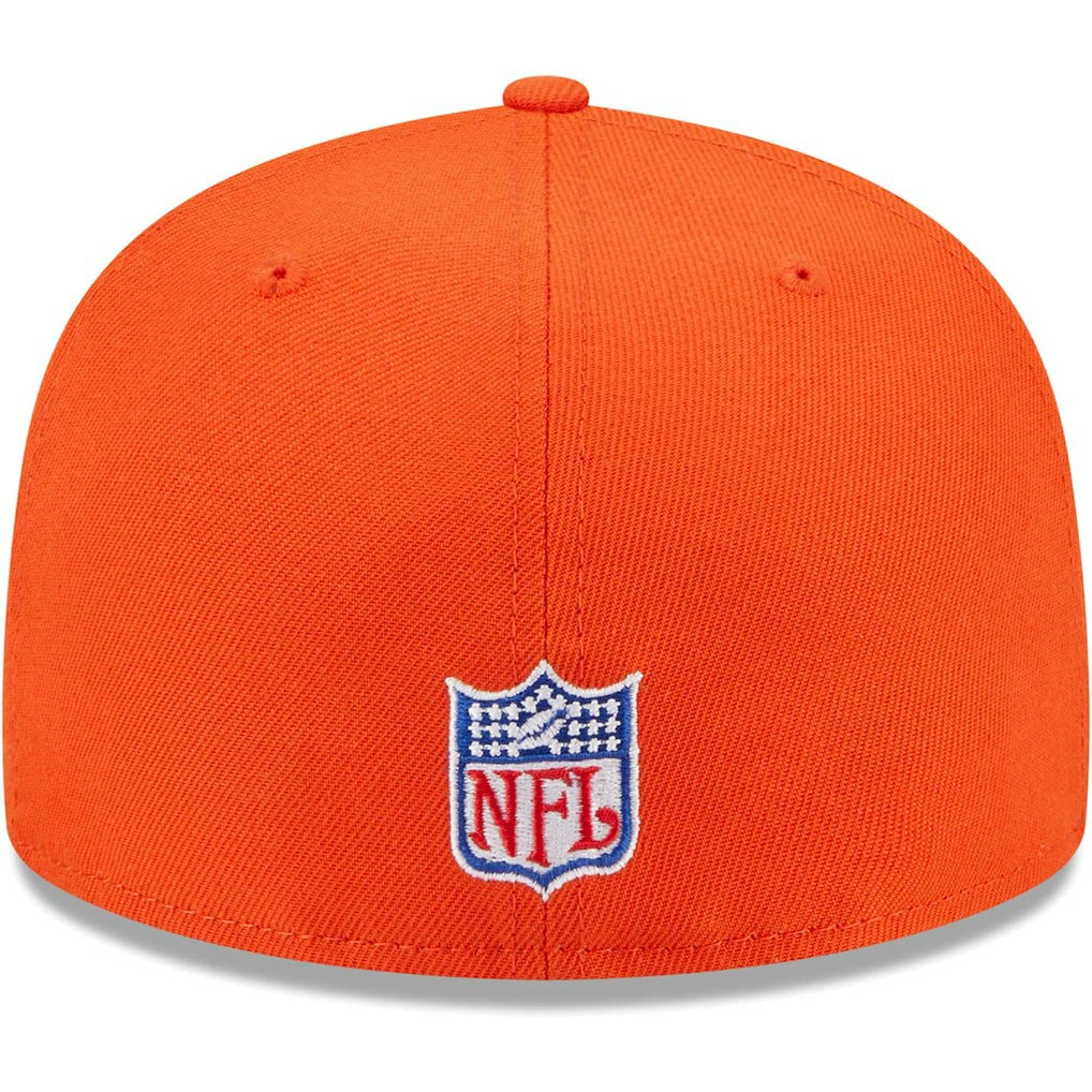 Chicago Bears New Era Throwback Main 59FIFTY Fitted Hat Orange - NFL