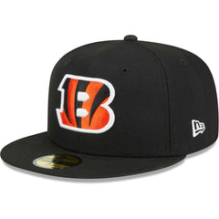 Cincinnati Bengals New Era Main 59FIFTY Fitted Hat Black - NFL