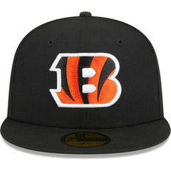 Cincinnati Bengals New Era Main 59FIFTY Fitted Hat Black - NFL