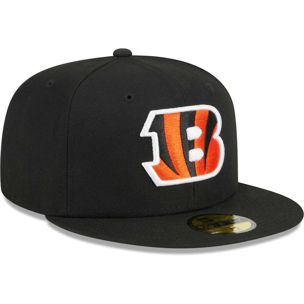 Cincinnati Bengals New Era Main 59FIFTY Fitted Hat Black - NFL