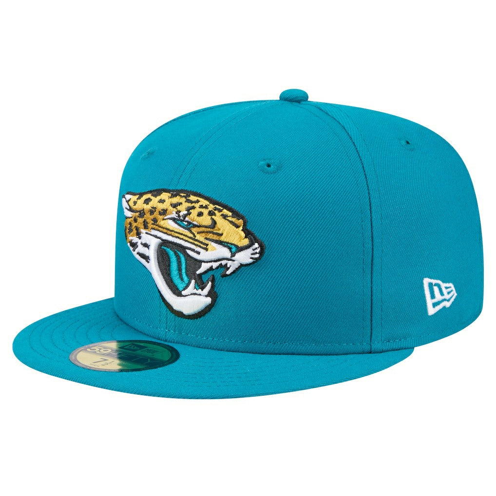Jacksonville Jaguars New Era Main 59FIFTY Fitted Hat Teal - NFL