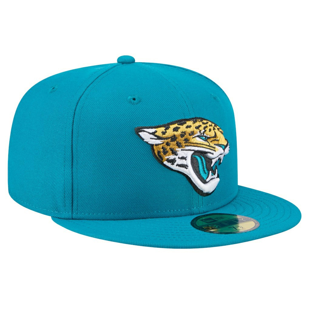 Jacksonville Jaguars New Era Main 59FIFTY Fitted Hat Teal - NFL