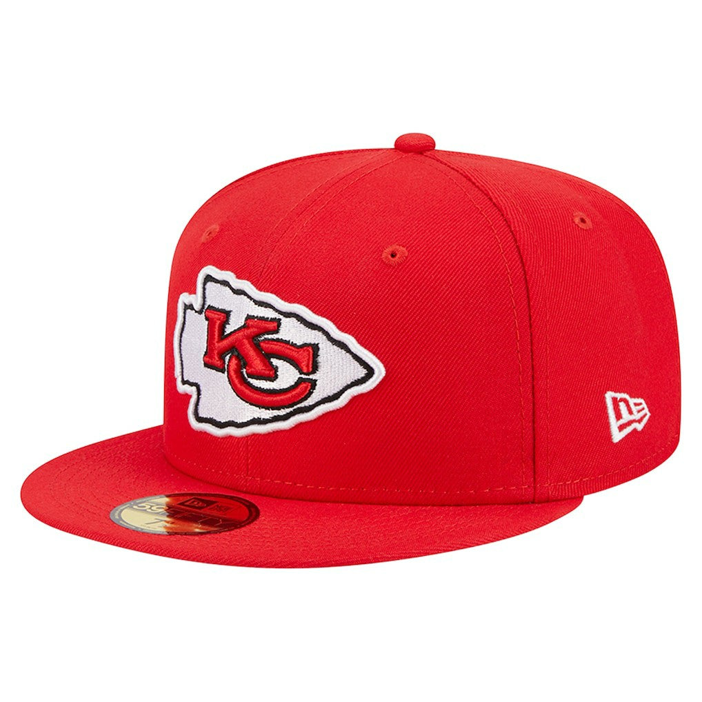 Kansas City Chiefs New Era Main 59FIFTY Fitted Hat Red - NFL