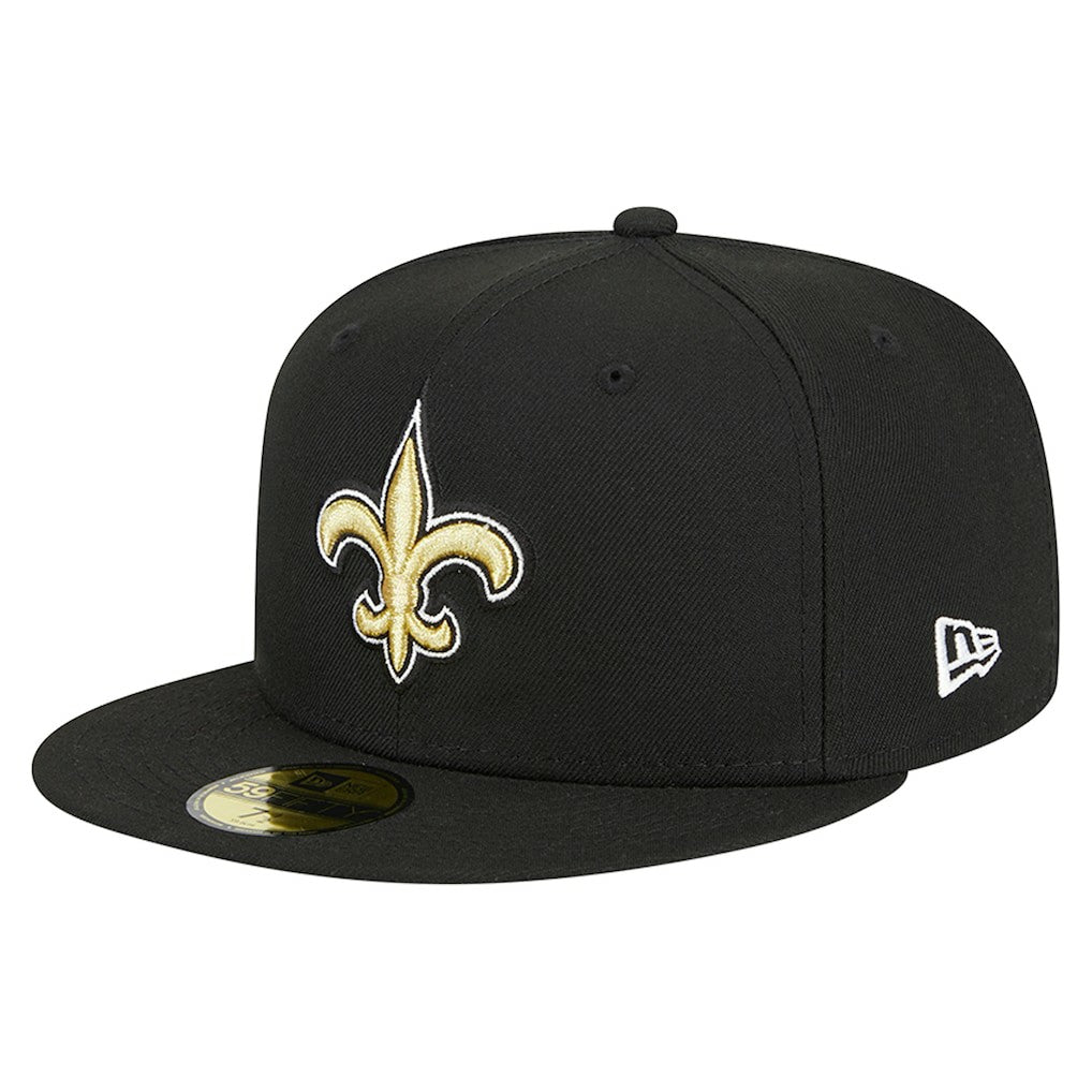 New Orleans Saints New Era Main 59FIFTY Fitted Hat Black - NFL
