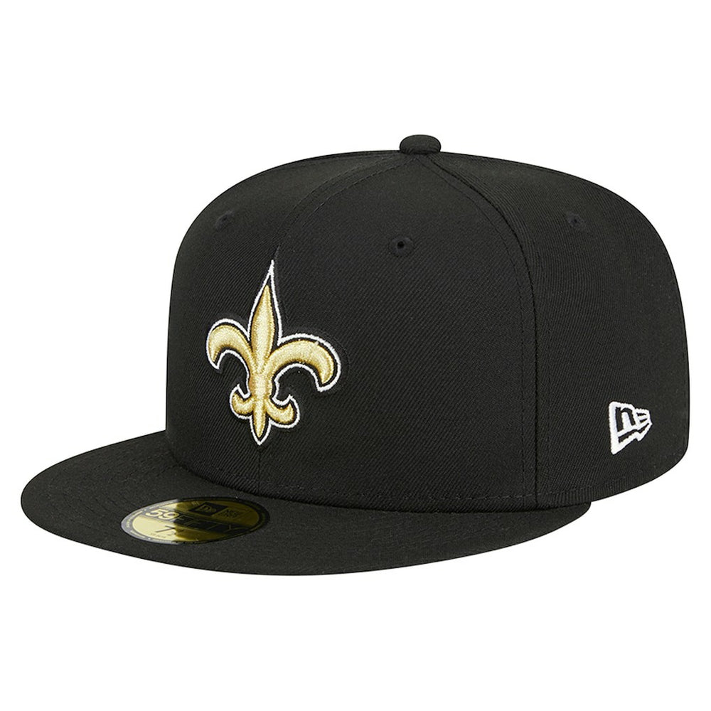 New Orleans Saints New Era Main 59FIFTY Fitted Hat Black - NFL