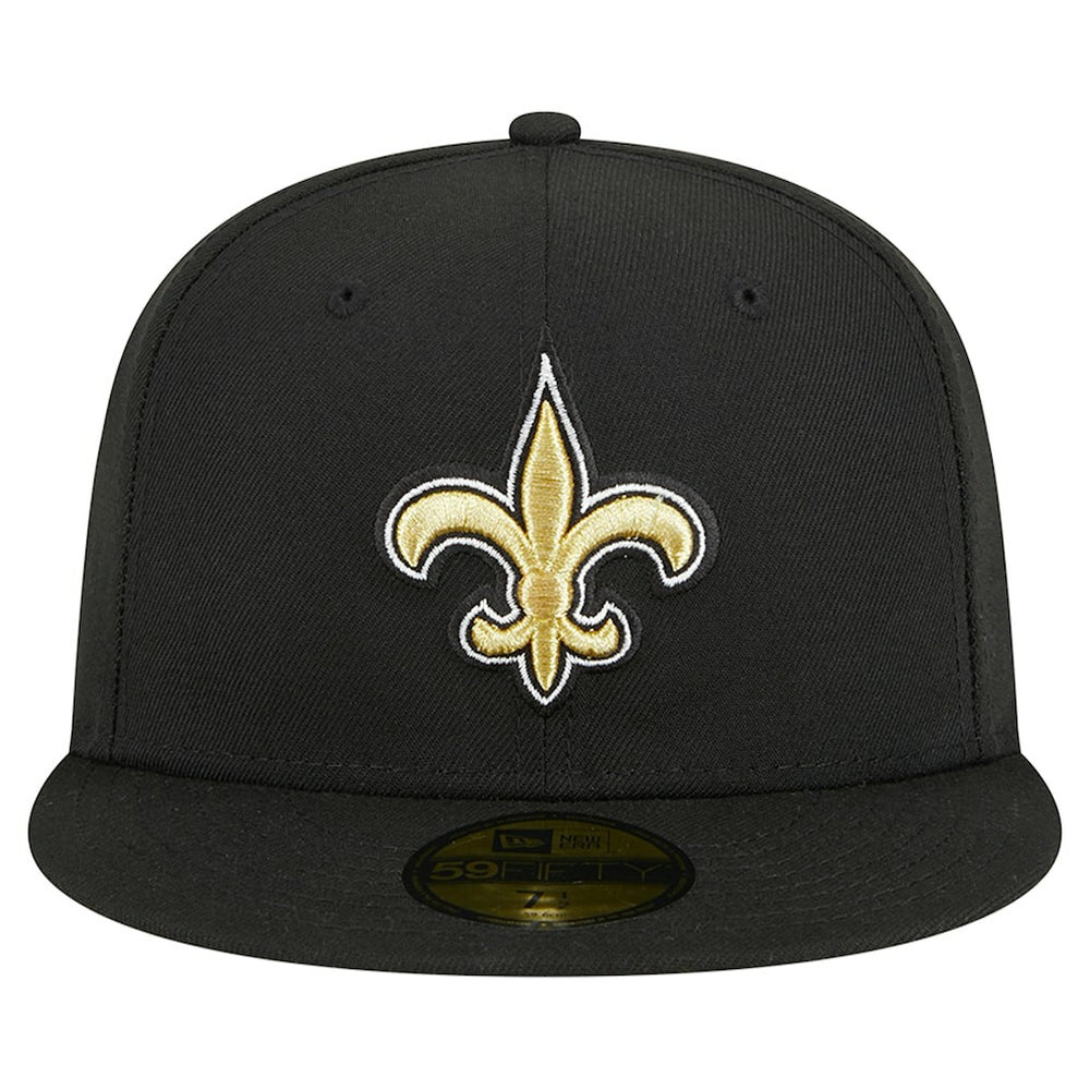 New Orleans Saints New Era Main 59FIFTY Fitted Hat Black - NFL