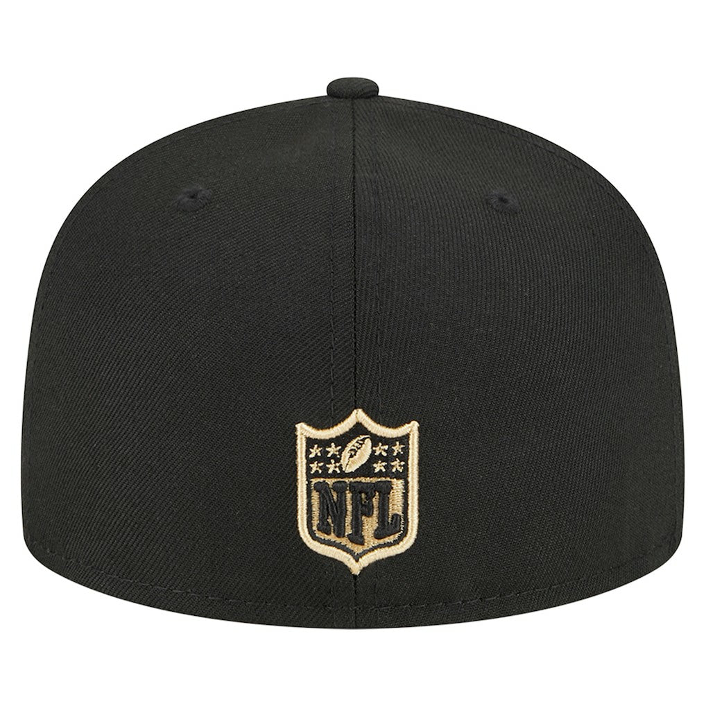 New Orleans Saints New Era Main 59FIFTY Fitted Hat Black - NFL