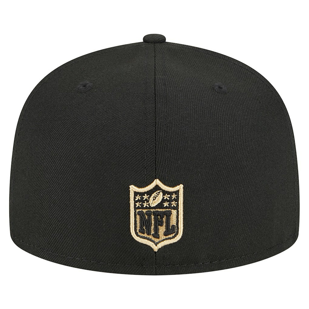 New Orleans Saints New Era Main 59FIFTY Fitted Hat Black - NFL