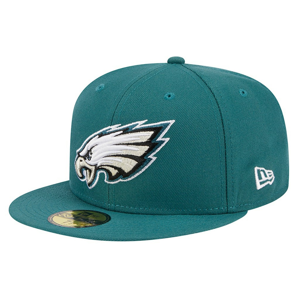 Philadelphia Eagles New Era Main 59FIFTY Fitted Hat Midnight Green - NFL