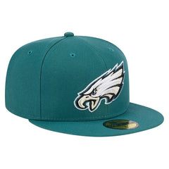 Philadelphia Eagles New Era Main 59FIFTY Fitted Hat Midnight Green - NFL