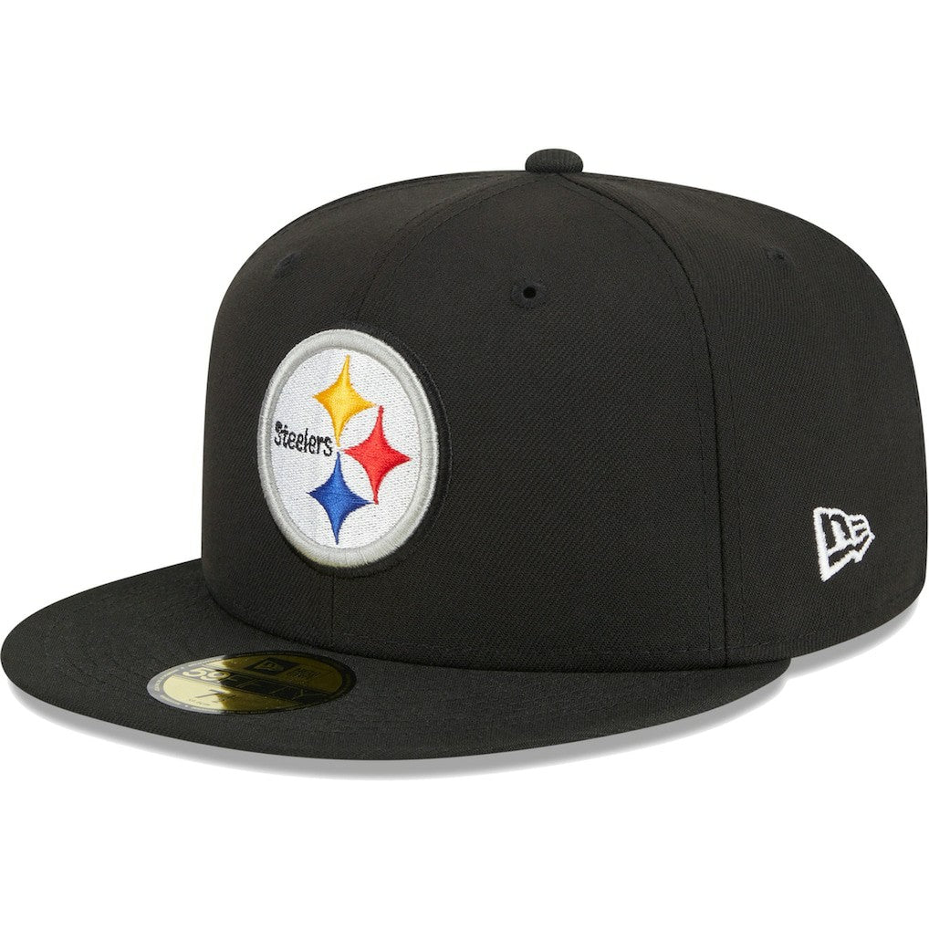 Pittsburgh Steelers New Era Main 59FIFTY Fitted Hat Black - NFL