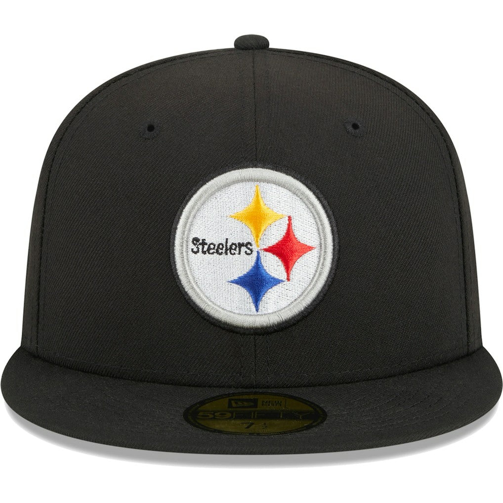 Pittsburgh Steelers New Era Main 59FIFTY Fitted Hat Black - NFL