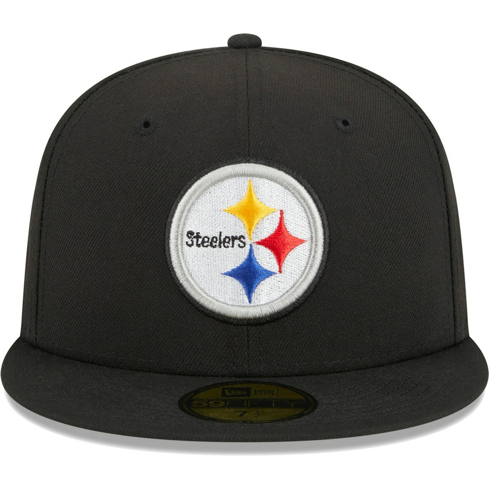 Pittsburgh Steelers New Era Main 59FIFTY Fitted Hat Black - NFL