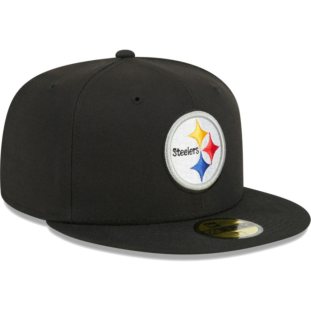 Pittsburgh Steelers New Era Main 59FIFTY Fitted Hat Black - NFL