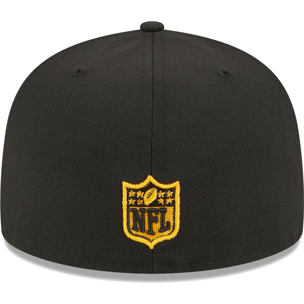 Pittsburgh Steelers New Era Main 59FIFTY Fitted Hat Black - NFL