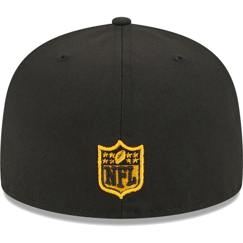 Pittsburgh Steelers New Era Main 59FIFTY Fitted Hat Black - NFL