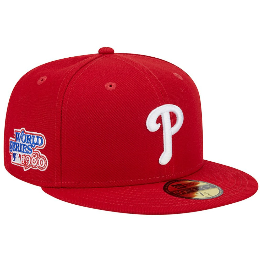 Philadelphia Phillies New Era  1980 World Series Team Color 59FIFTY Fitted Hat Lifestyle
